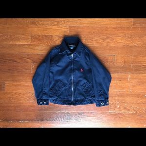 Navy Polo Jacket
